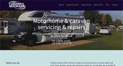 Desktop Screenshot of cheshirecaravans.com